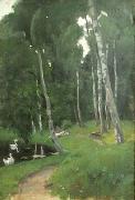 Paul Raud In a park oil